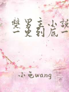 双男主小说推文一更到底一口气看到结局