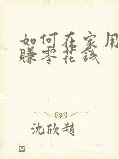 如何在家用手机赚零花钱