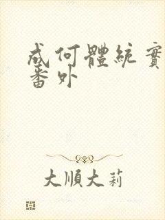 成何体统实体书番外