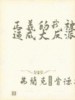 正义的我被系统逼成大反派动漫