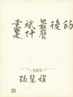 袁斌最后的结局是什么