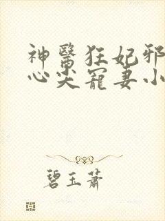 神医狂妃邪王的心尖宠妻小说