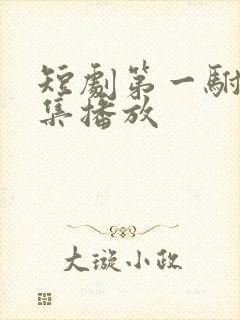 短剧第一驸马全集播放