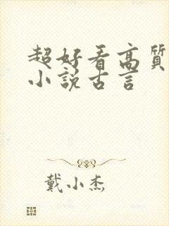 超好看高质量的小说古言