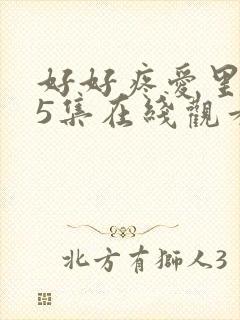 好好疼爱里面第5集在线观看