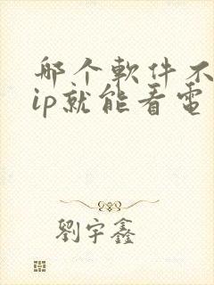 哪个软件不要vip就能看电视剧