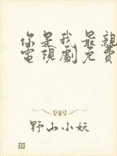 你是我最亲的人电视剧免费观看