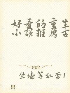 好看的重生穿越小说推荐古代