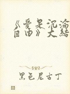 《爱是沉沦亦是自由》大结局