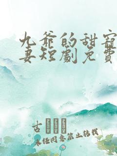 九爷的甜宠小娇妻短剧免费