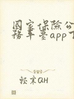 国家保险公共服务平台app下载