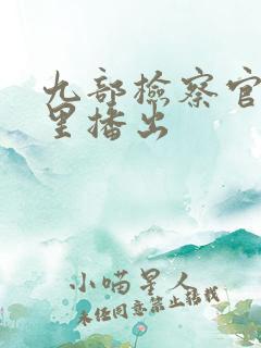 九部检察官在哪里播出