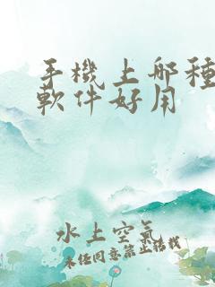 手机上哪种修图软件好用