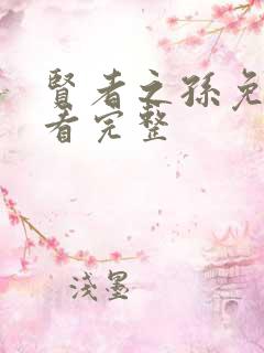 贤者之孙免费观看完整