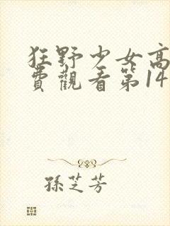 狂野少女高清免费观看第14集