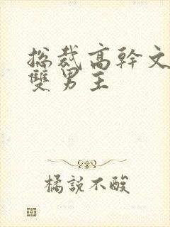 总裁高干文推荐双男主