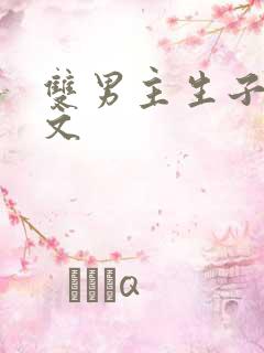 双男主生子高干文