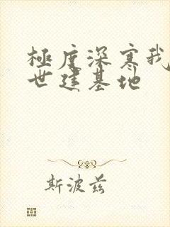 极度深寒我在末世建基地