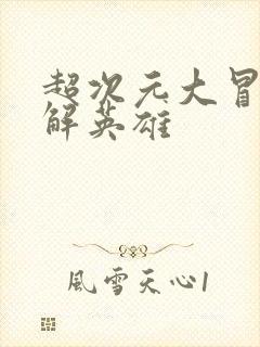 超次元大冒险分解英雄