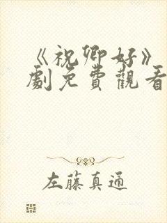 《祝卿好》电视剧免费观看全集