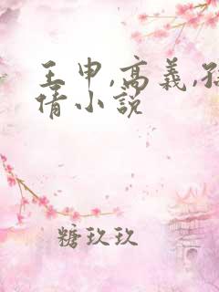 王申,高义,孙倩小说