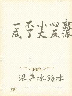 一不小心就穿越成了大反派小说