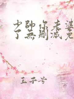 少帅你老婆又跑了无删减免费阅读