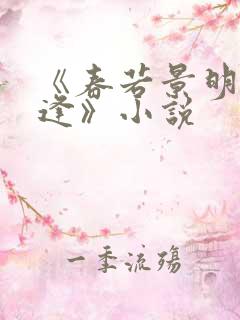 《春若景明不相逢》小说