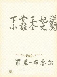 下堂王妃逆袭记小说全文阅读