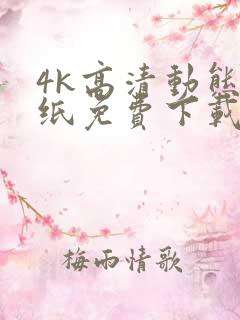 4k高清动态壁纸免费下载