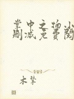 掌中之物小说无删减免费阅读全文