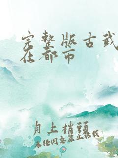 完整版古武高手在都市