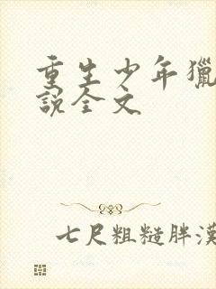 重生少年猎美小说全文