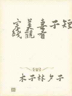 完美妻子短剧在线观看