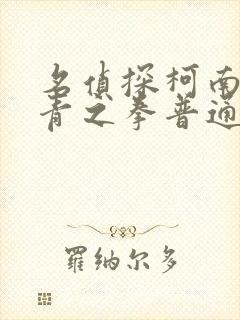 名侦探柯南:绀青之拳普通话版免费观看