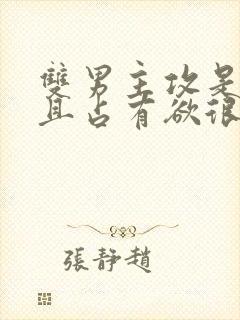 双男主攻是东北且占有欲很强