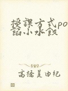 授课方式po肉馅小水饺