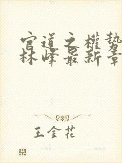 官道之权势滔天林峰最新章节免费阅读