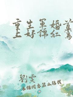 重生军婚首长早上好锦红鸾