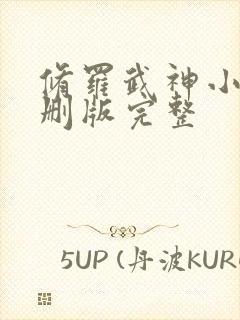 修罗武神小说未删版完整