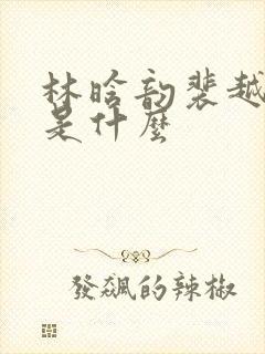 林晗韵裴越结局是什么