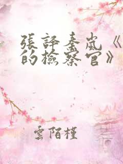 张译秦岚《九部的检察官》免费观看