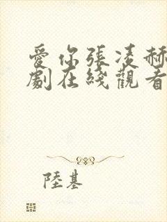 爱你张凌赫电视剧在线观看免费全集