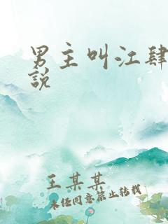 男主叫江肆的小说