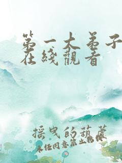 第一大弟子韩漫在线观看