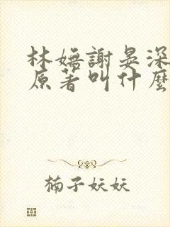 林妩谢晏深小说原著叫什么名字