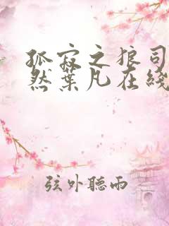 孤寂之狼司空嫣然叶凡在线观看