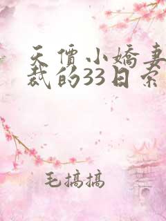 天价小娇妻,总裁的33日索情txt下载