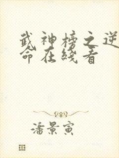 武神榜之逆天改命在线看