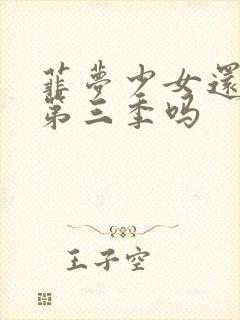 菲梦少女还会有第三季吗